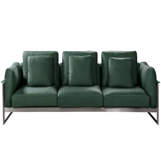 Three Seat Sofa With Metal Frame