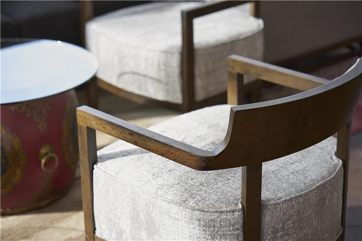 Hotel Single Sofa with Solid Frame and Upholstery